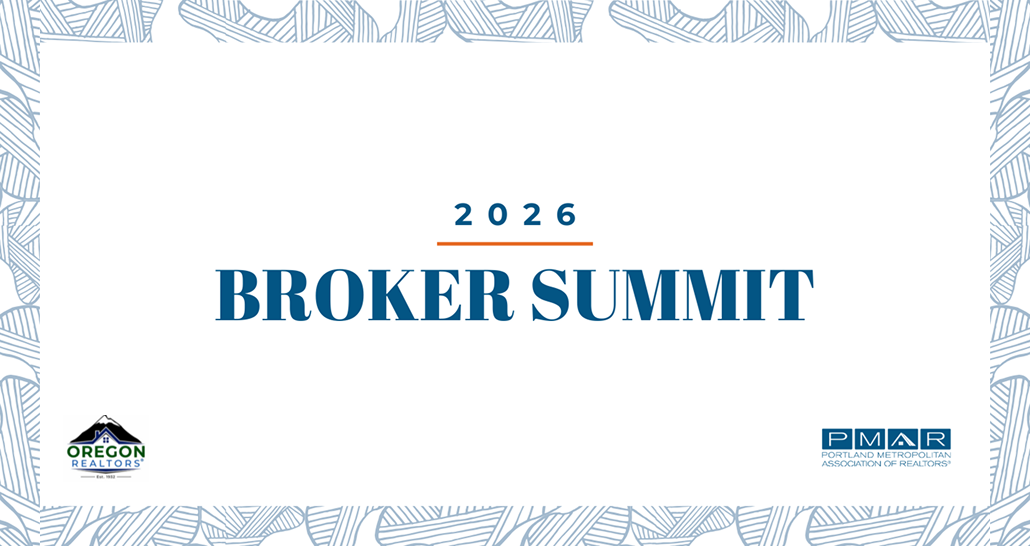 2026 Broker Summit Oregon Realtors and PMAR event banner